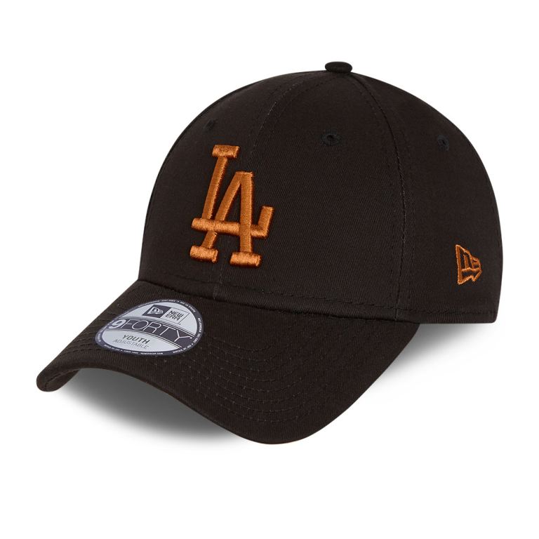 Gorras New Era 9forty Negros - LA Dodgers Essential Youth 98614BWNO